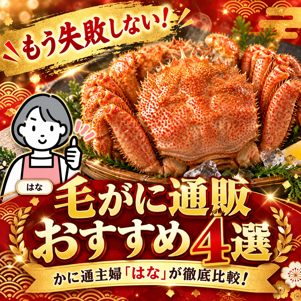 毛ガニ通販おすすめ4選！カニ味噌たっぷりの4商品を徹底比較