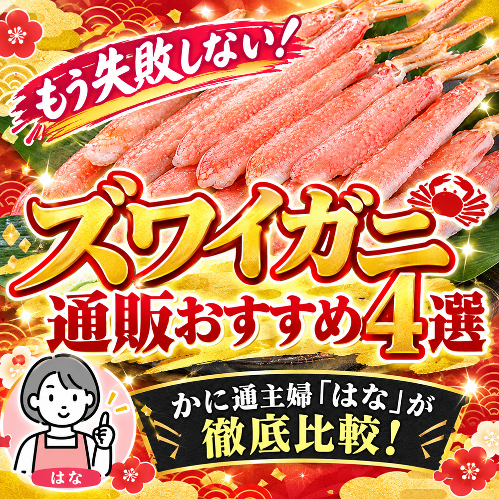 ズワイガニ通販おすすめ4選！生とボイルの違いと失敗しない選び方